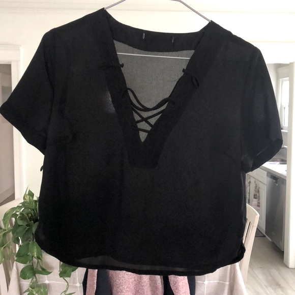Brandy Melville Black Top - Picture 2 of 4